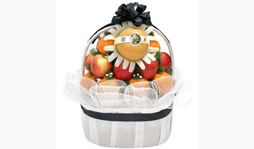 Giỏ Trái Cây Chia Buồn Thay Hoa — Hoa Sài Gòn