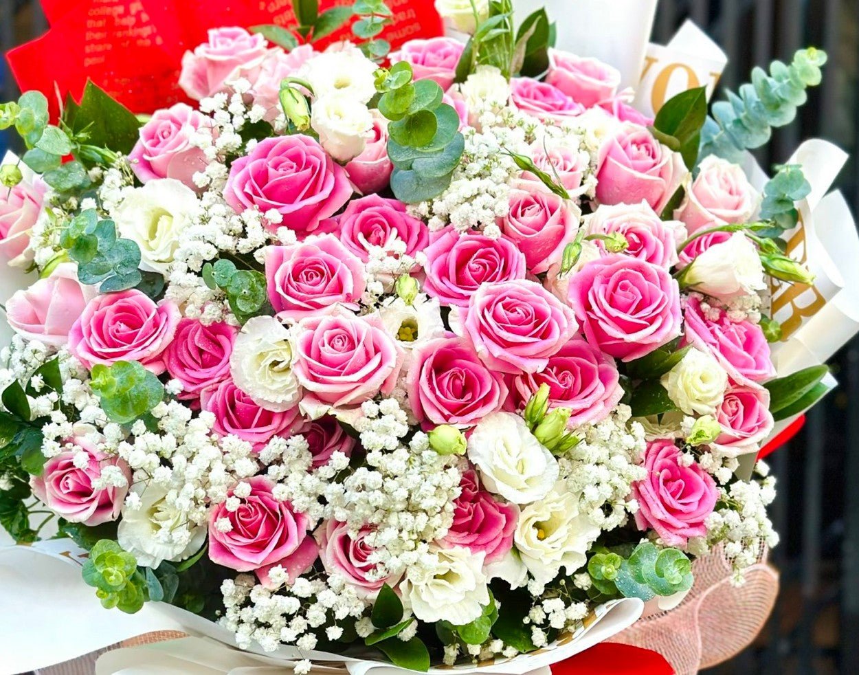 Bó hoa tươi đẹp: Mẫu bó hoa xu hướng