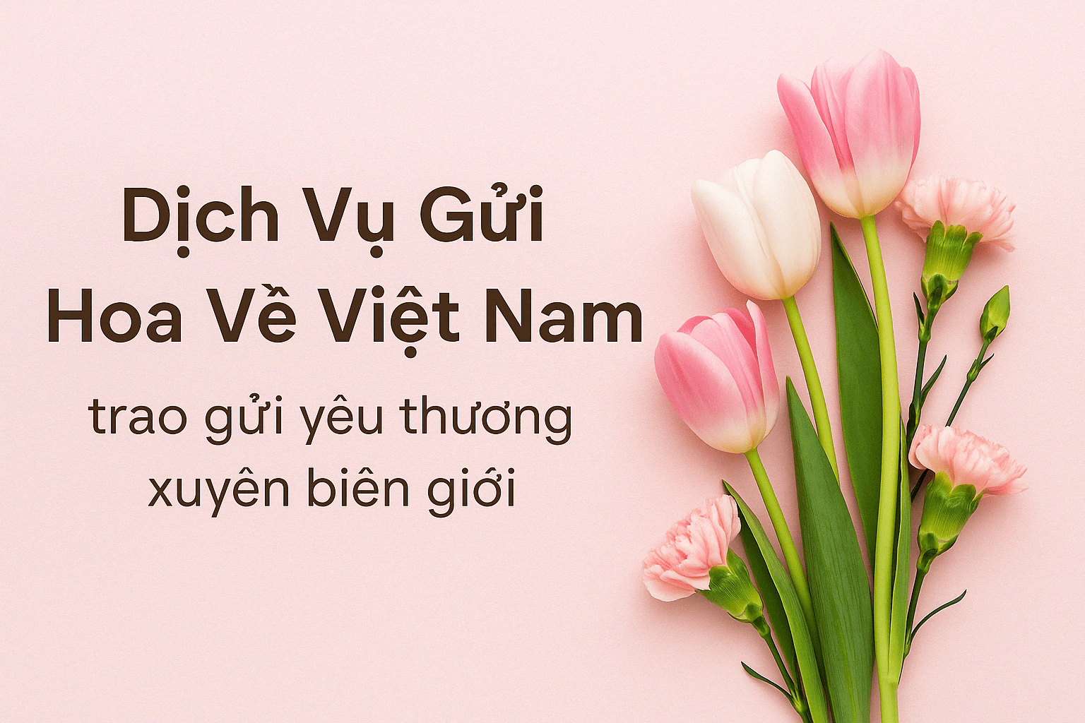 Dịch Vụ Gửi Hoa Về Việt Nam - Hoa Sài Gòn