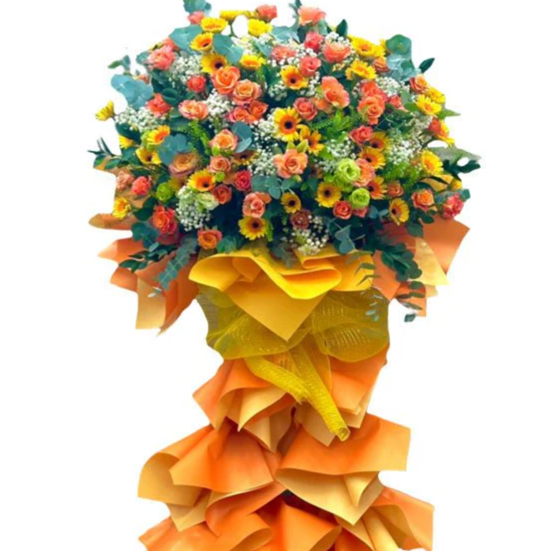 So sánh kệ hoa và lẵng hoa khai trương