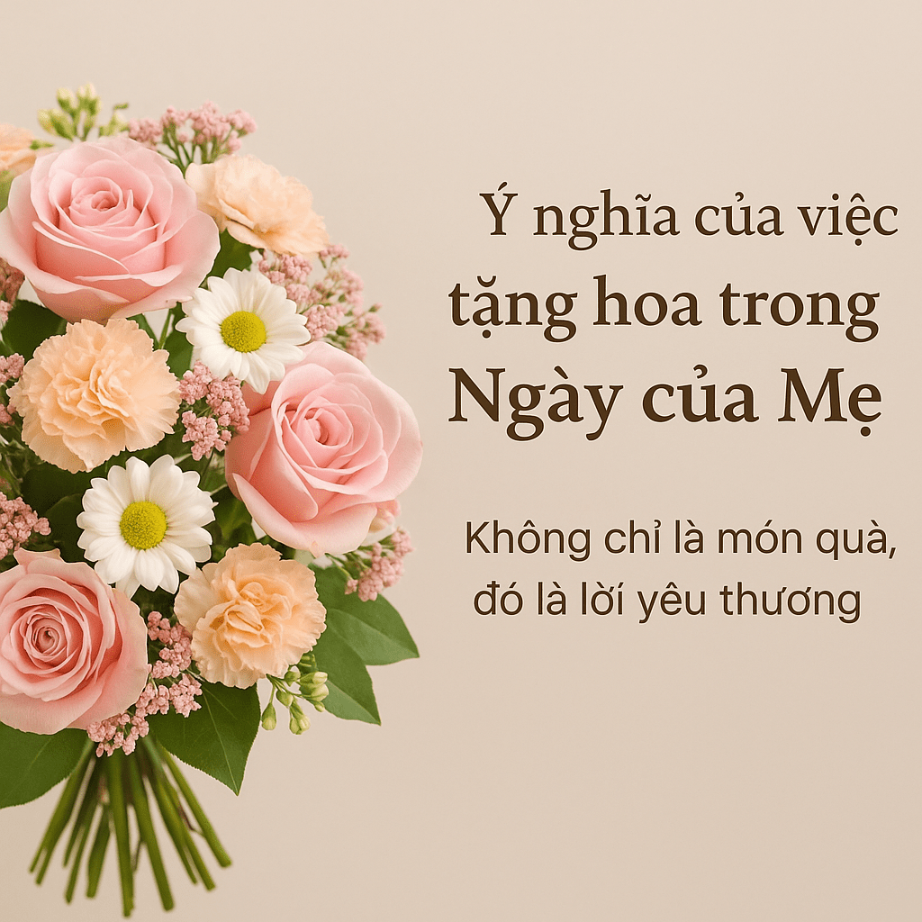 Tặng Hoa Ngày Lễ Mẹ Không Chỉ Là Món Quà Đó Là Lời Yêu Thương - Hoa Sài Gòn