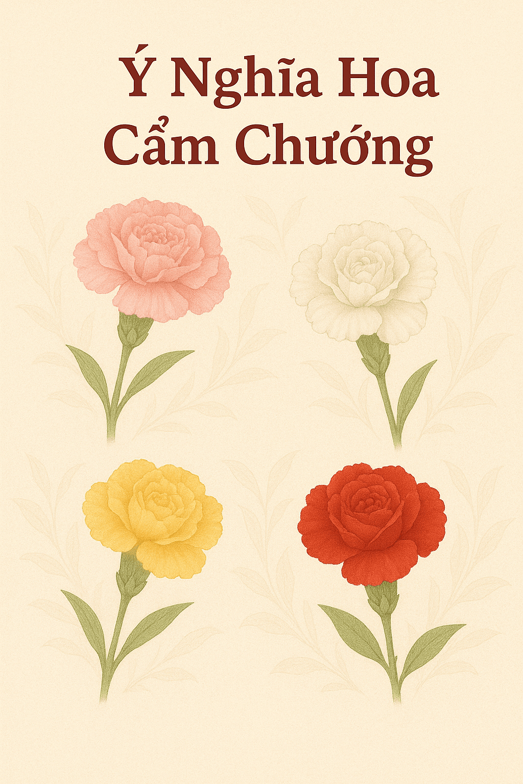 Ý Nghĩa Hoa Cẩm Chướng Lời Yêu Âm Thầm - Hoa Sài Gòn