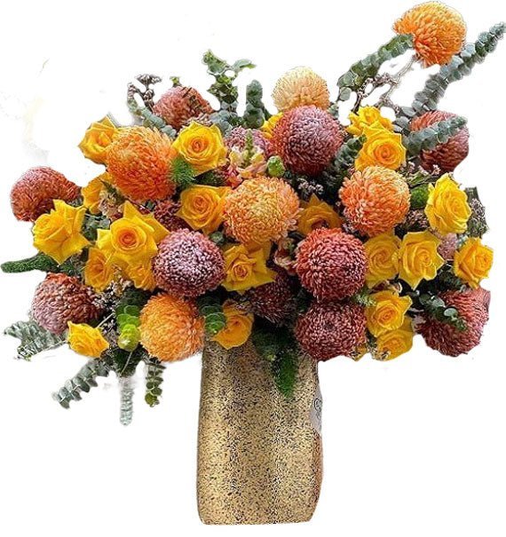 Bình Hoa Khai Trương Vạn Đạt - Hoa Sài Gòn