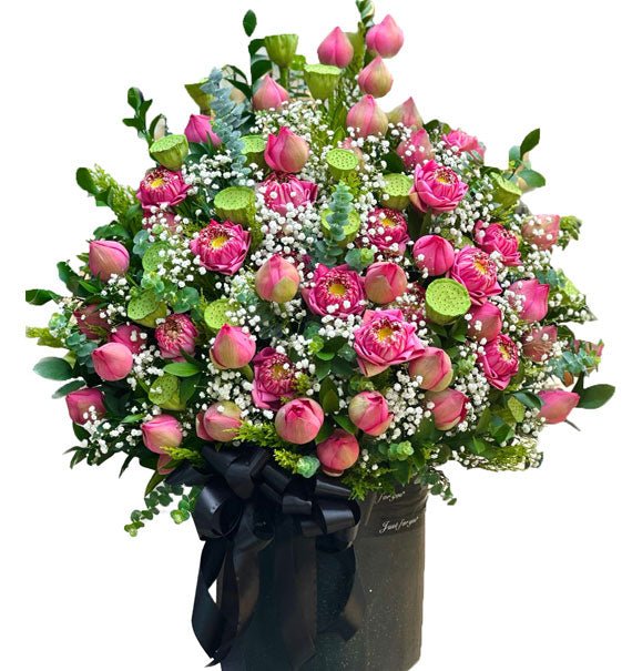 Bình Hoa Sen - Hoa Sài Gòn