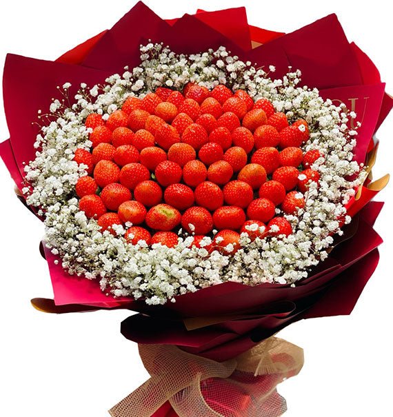 Bó Hoa Dâu Tươi - Hoa Sài Gòn