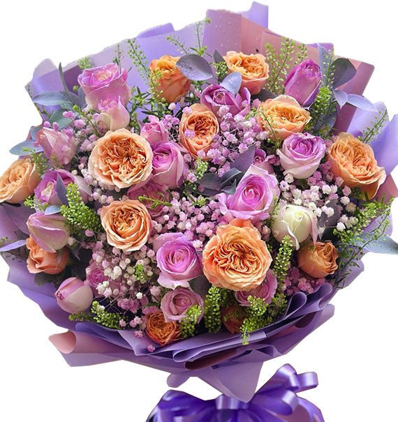 Bó Hồng Cam Juliet - Hoa Sài Gòn