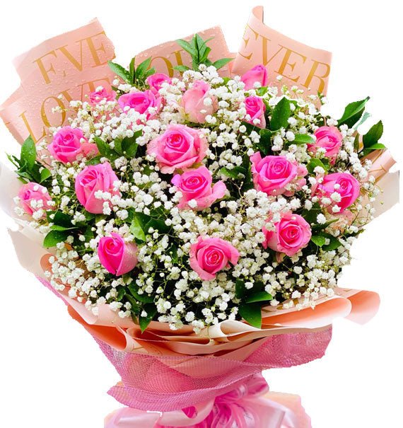 Bó Hồng Romance - Hoa Sài Gòn