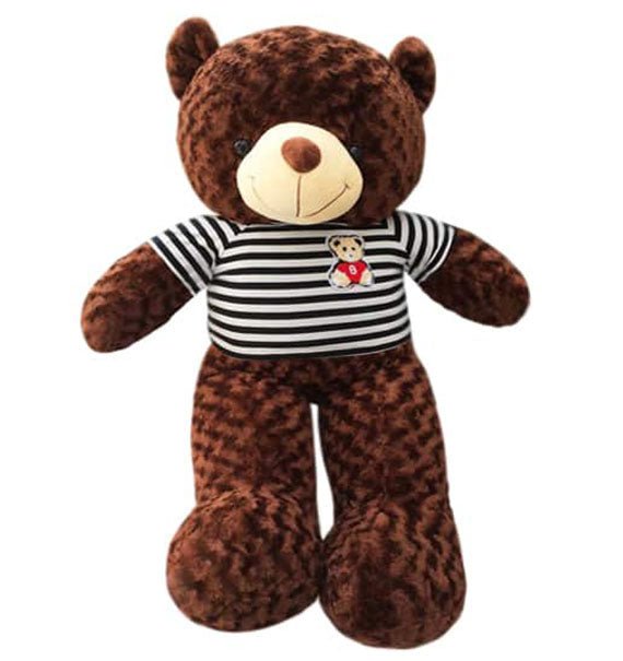 Gấu Bông Nâu Dài 1m2 - Hoa Sài Gòn