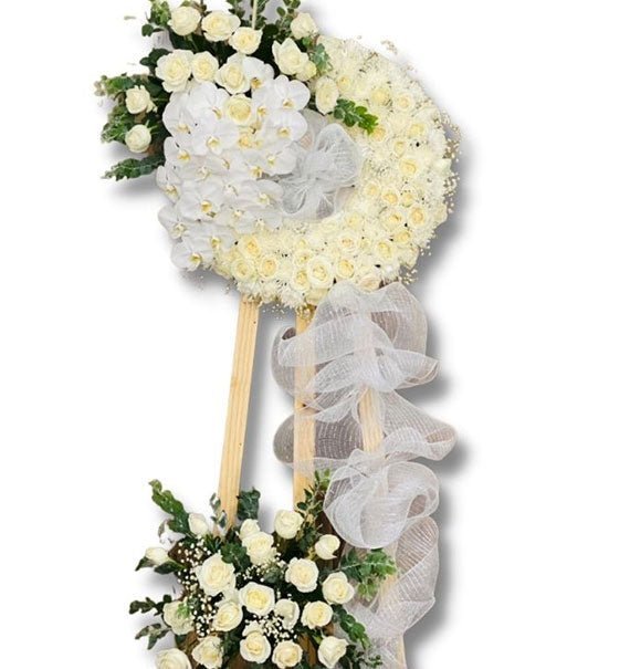 Hoa Chia Buồn Lan Hồ Điệp Trắng - Hoa Sài Gòn