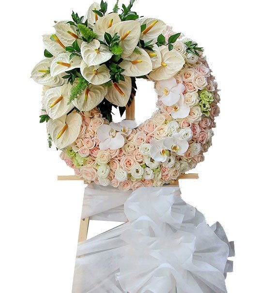 Hoa Chia Buồn Tông Trắng - Hoa Sài Gòn