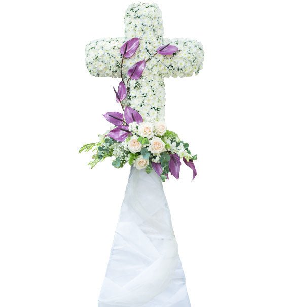 Hoa Tang Lễ Chia Buồn Thánh Giá - Hoa Sài Gòn