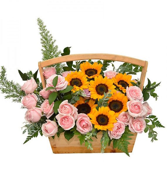 Hộp Hoa Chúc Mừng - Hoa Sài Gòn