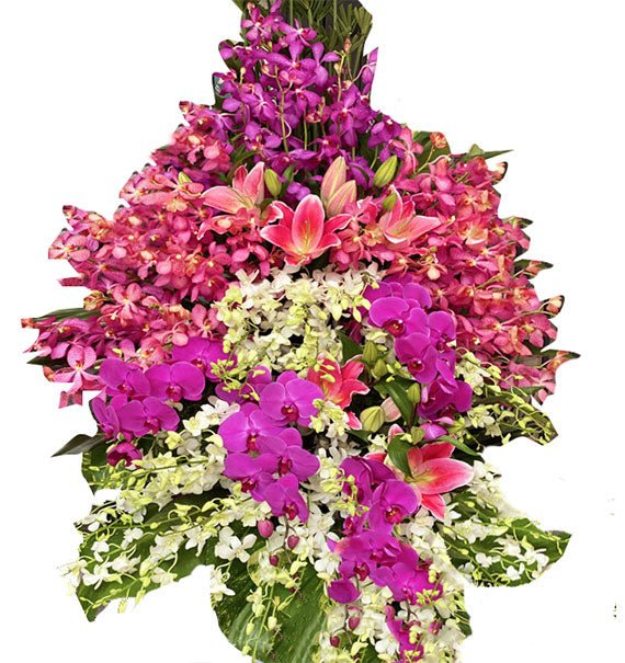 Kệ Hoa Chia Buồn 22 - Hoa Sài Gòn