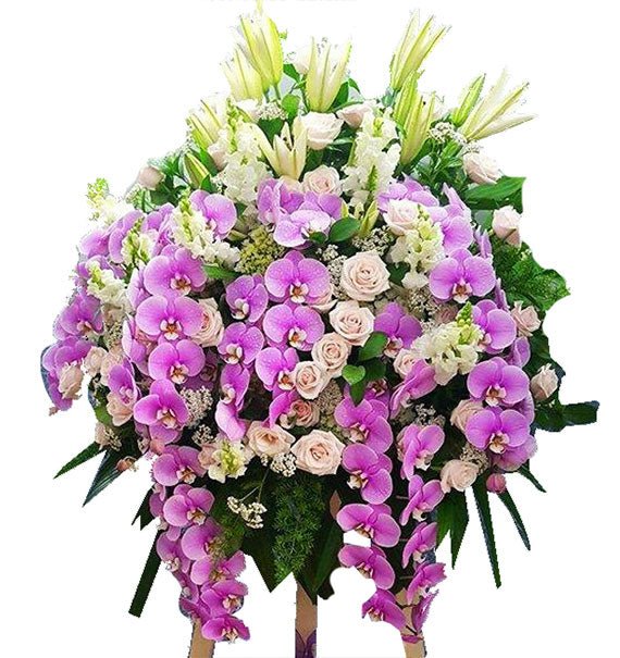 Kệ Hoa Chia Buồn 23 - Hoa Sài Gòn