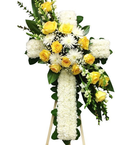 Kệ Hoa Chia Buồn Công Giáo - Hoa Sài Gòn