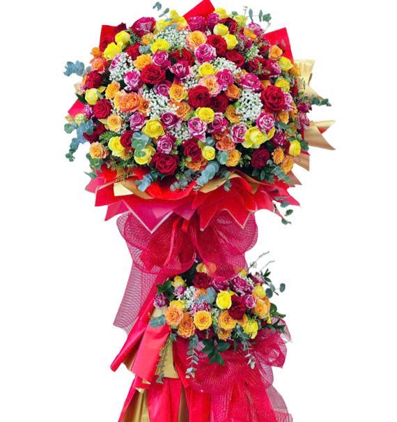 Kệ Hoa Khai Trương Đẹp