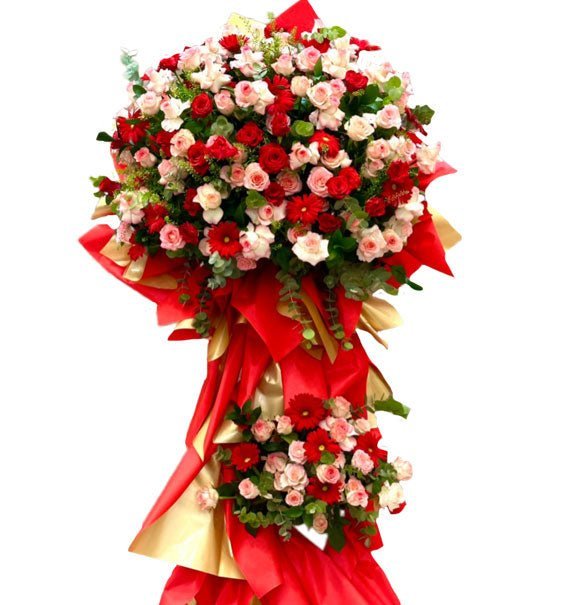 Kệ Hoa Khai Trương Hoa Hồng