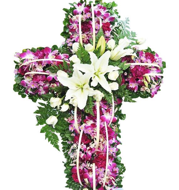 Kệ Hoa Tang Công Giáo - Hoa Sài Gòn