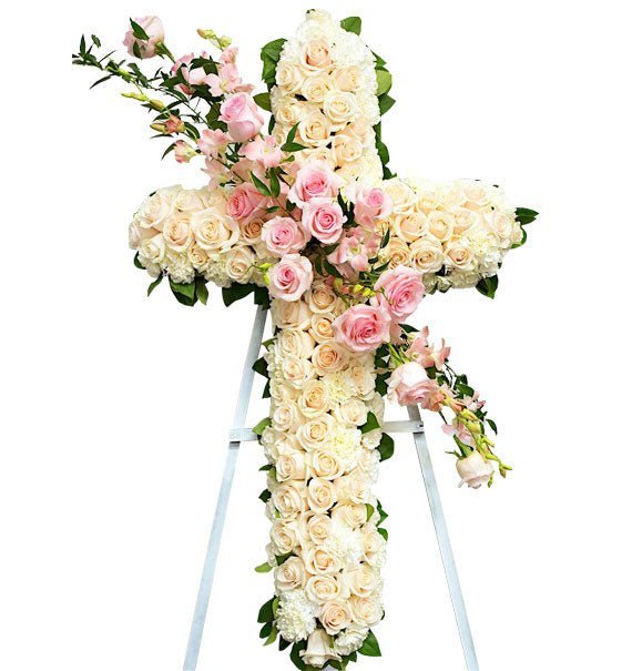 Kệ Hoa Viếng Công Giáo - Hoa Sài Gòn