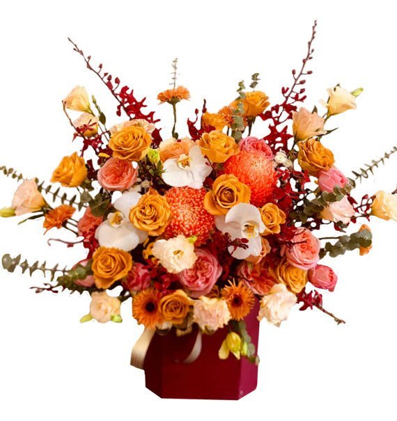 Lẵng Hoa Khai Truong Đẹp - Hoa Sài Gòn