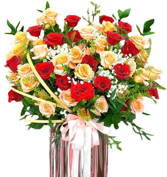 Lẵng Hoa Mừng Khai Trương - Hoa Sài Gòn