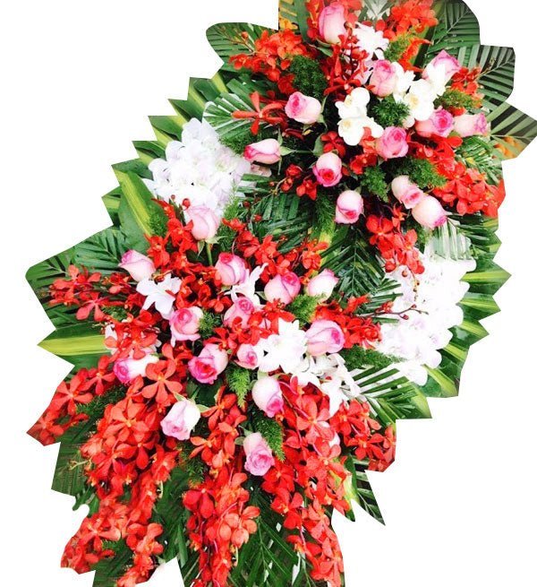 Lẵng Hoa Viếng Đám Tang Đẹp - Hoa Sài Gòn
