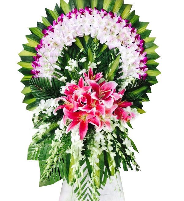 Lẵng Hoa Viếng Tang Đẹp - Hoa Sài Gòn