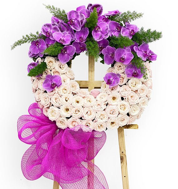 Vòng Hoa Chia Buồn Sang Trọng - Hoa Sài Gòn