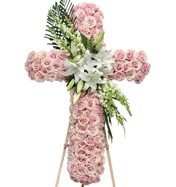 Vòng Hoa Viếng Hình Thánh Giá - Hoa Sài Gòn