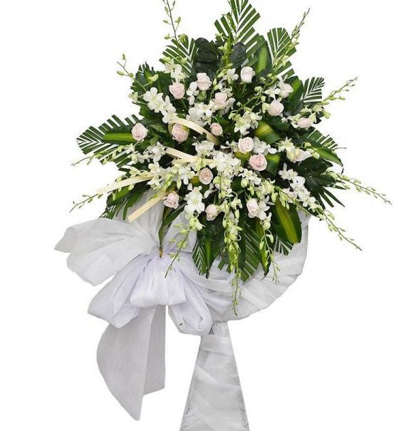 Vòng Hoa Viếng Tang Chia Buồn - Hoa Sài Gòn